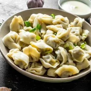 Pelmeni mit Lammfleisch