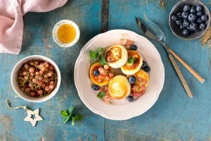 Syrniki mit Cranberry